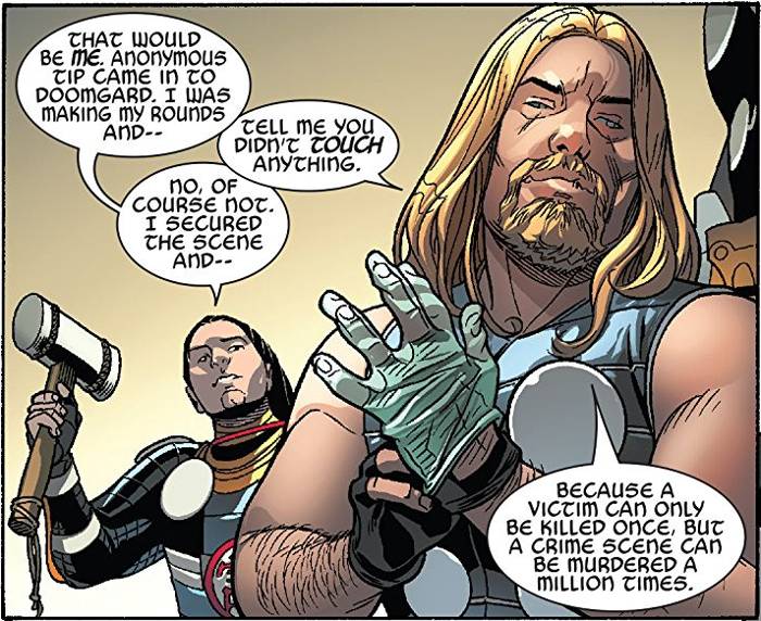 Extrait de Secret Wars Thors