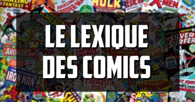 Le lexique des comic-books
