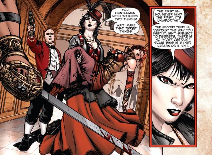 Extrait du comics Legenderry
