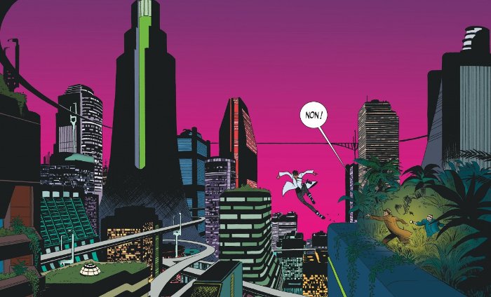 Extrait du comics The Private Eye