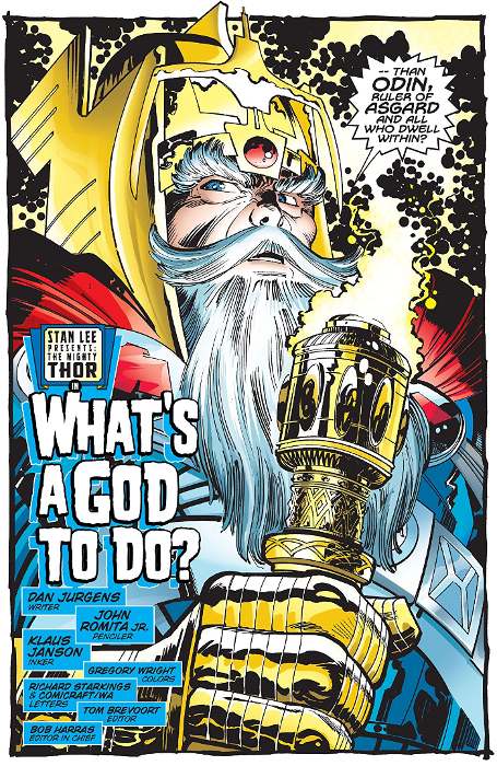 Extrait de Thor par Dan Jurgens et John Romita Jr tome 1