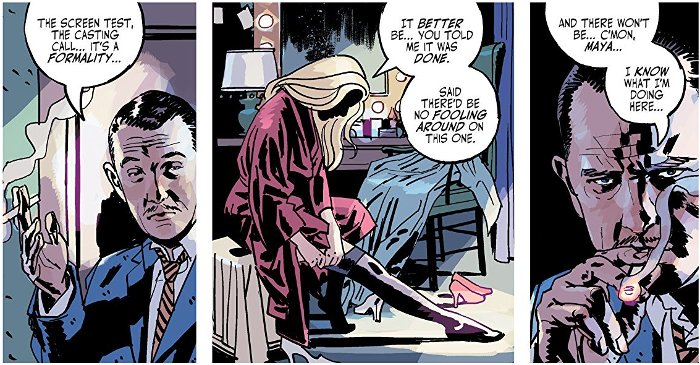 Extrait du comics Fondu au Noir