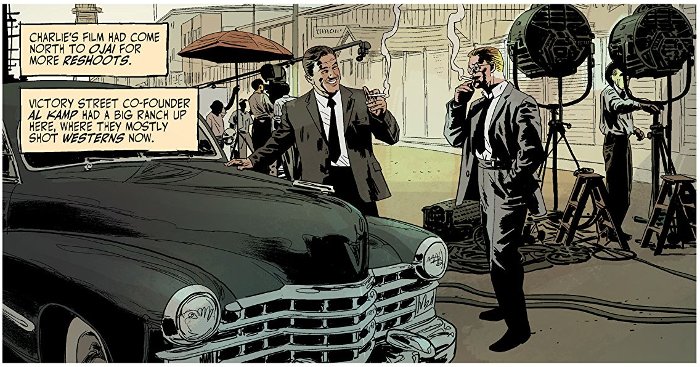 Extrait du comics Fondu au Noir