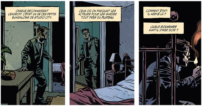 Extrait du comics Fondu au Noir