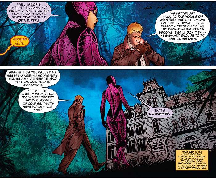 Extrait du comics Justice League Dark