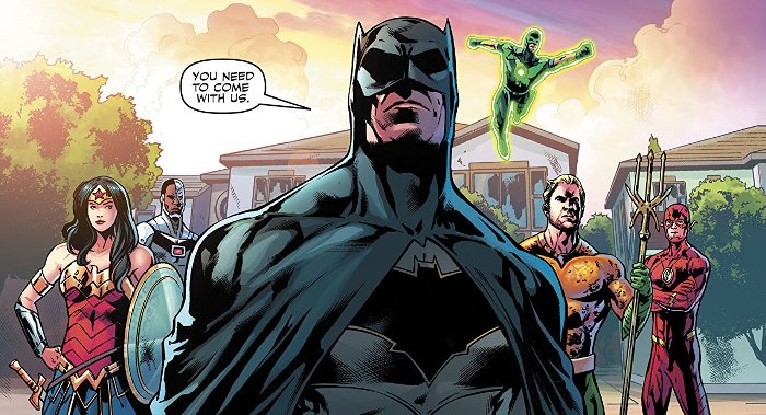 Extrait du comics Justice League tome 2 
