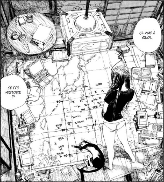 Extrait du manga « L'Île errante »