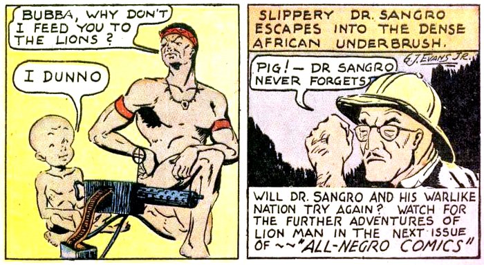 20 ans avant Black Panther, Lion Man premier super-héros noir