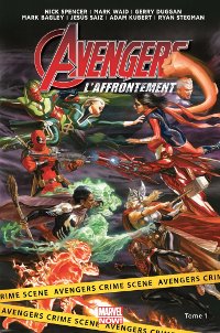 Couverture du comics Avengers : L'affrontement, tome 1