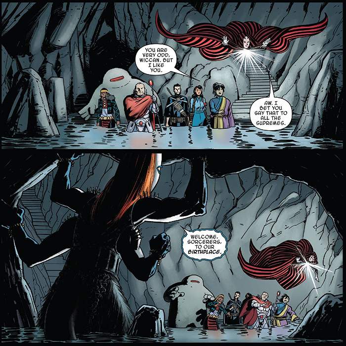 Extrait du comics Doctor Strange et les Sorciers suprêmes, tome 1