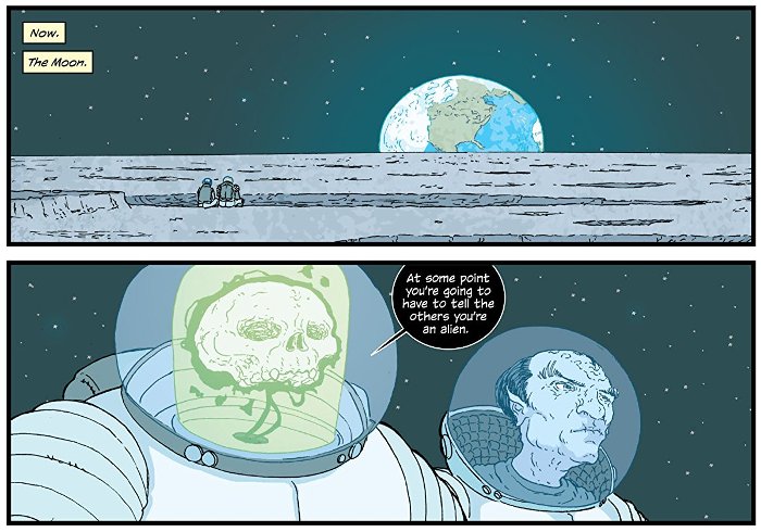 Extrait du comics The Manhattan Projects, tome 1