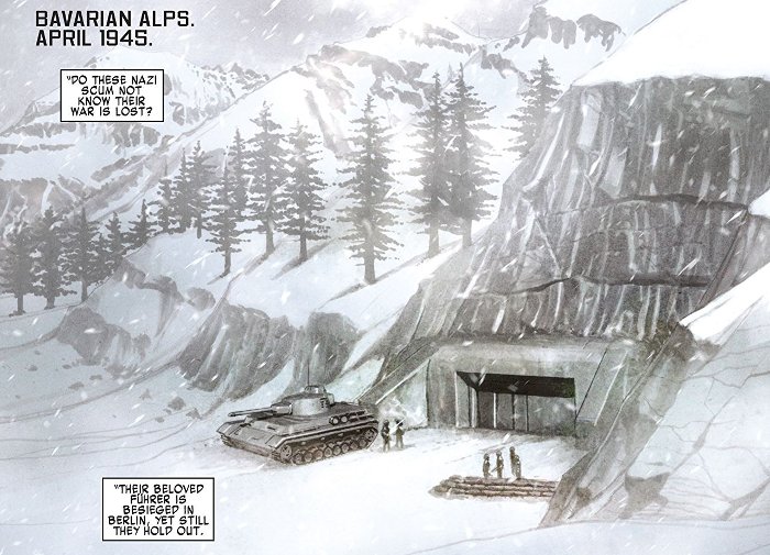 Extrait du comics Captain America la légende vivante