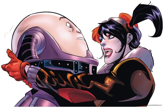 personnages de comics en forme d'oeuf