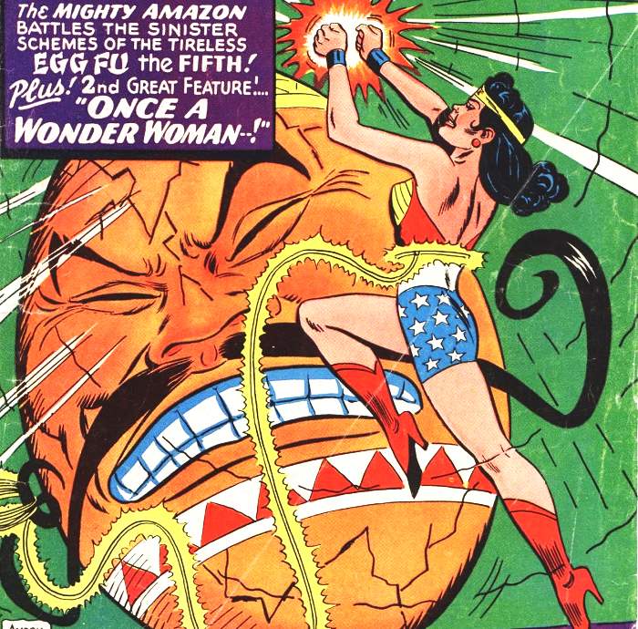 personnages de comics en forme d'oeuf